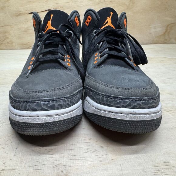 USED sz 12 Air Jordan 3 Retro Fear Pack Night Stadium Total Orange CT8532-080 main image 11